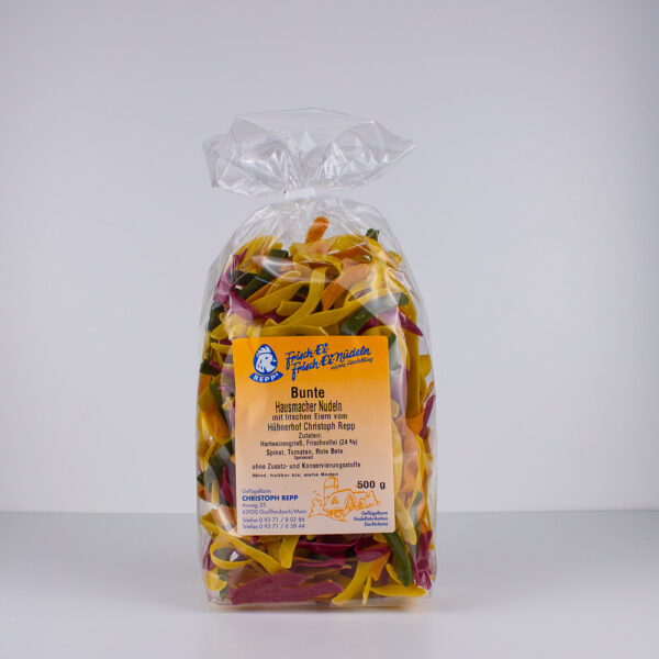 Bunte Bandnudeln 10mm